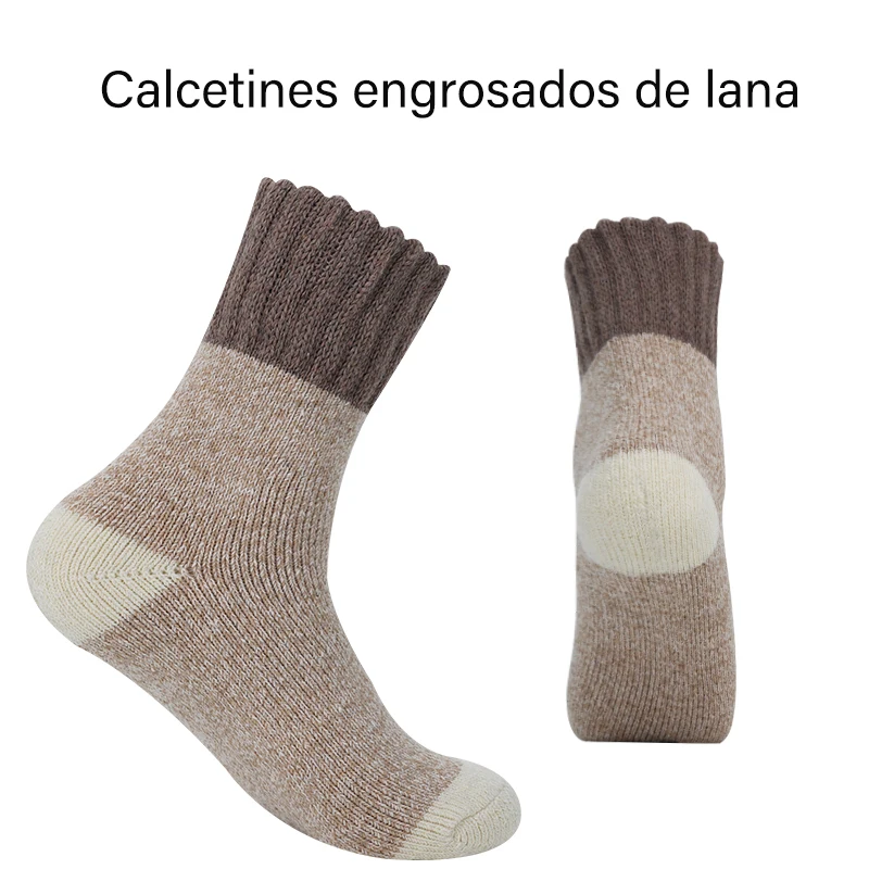 Calcetines gruesos de lana para hombre, medias térmicas de algodón para mantener el calor, alta calidad, tallas 38-45, 20 unidades = 10 pares