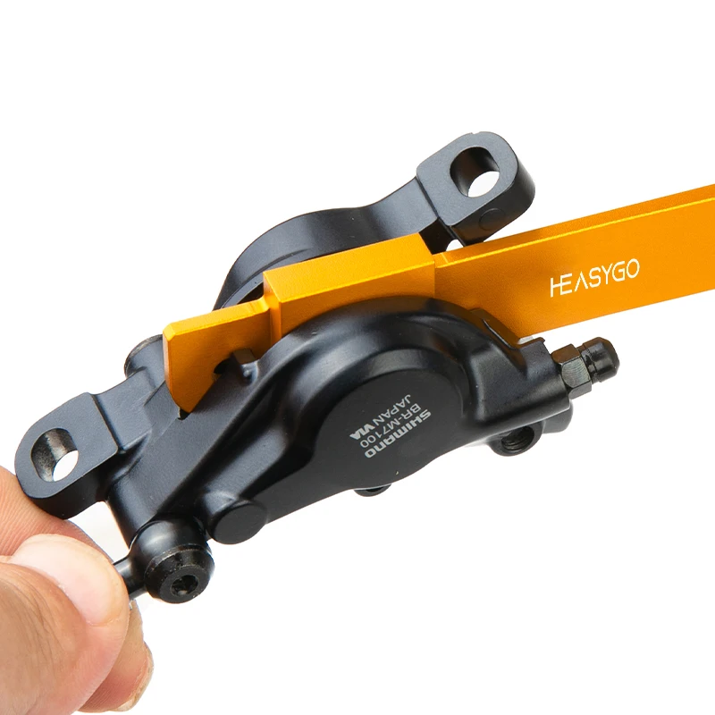 دراجة الفرامل الفرجار المكبس إعادة تعيين تصحيح وجع جانب واحد الفرامل لقط المكبس نتوء إعادة تعيين مكبس الفرامل أداة إصلاح #1