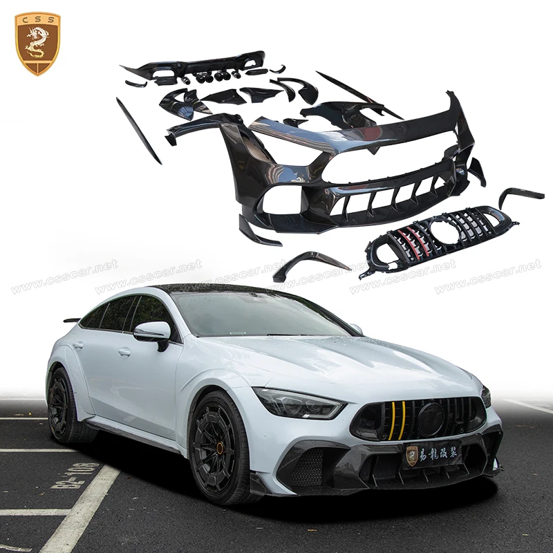 المصدات الجانبية الأمامية للسيارة فتحة التهوية لبنز GT43 GT50 GT53 GT63 BB-RT1000 نمط الخارجي مركز صب شواية العسل