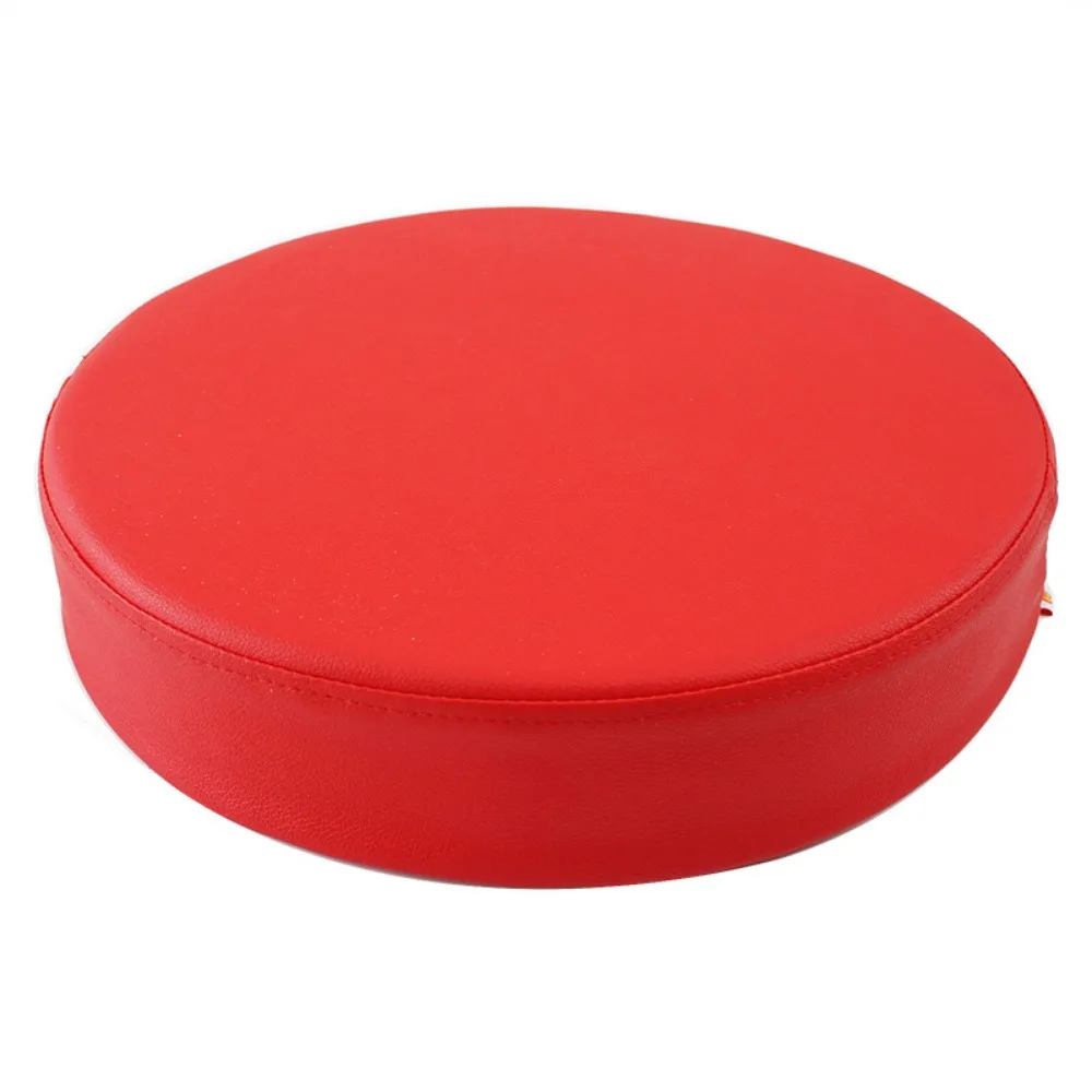 Simple Japanese Style Leather Round Cushion Thicken Soft Upholstered Cushion Meditation Washable Floor Cushion Living Room