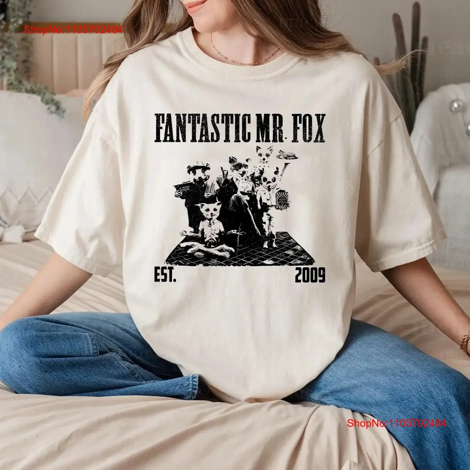 Fantastic Mr Fox T Shirt Retro Vintage Classic s for him Christmas vintage Washed Stretched Stylish Casual designer clothes