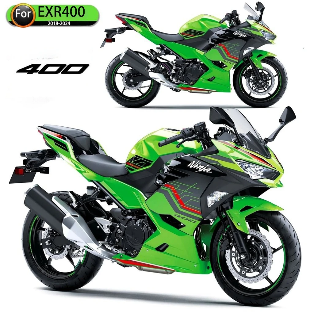 For KAWASAKI NINJA 400 ZX400 EX400 Ninja400 2018 - 2024 Motorcycle Fairings Injection Mold Painted ABS Plastic Bodywork Kit Sets