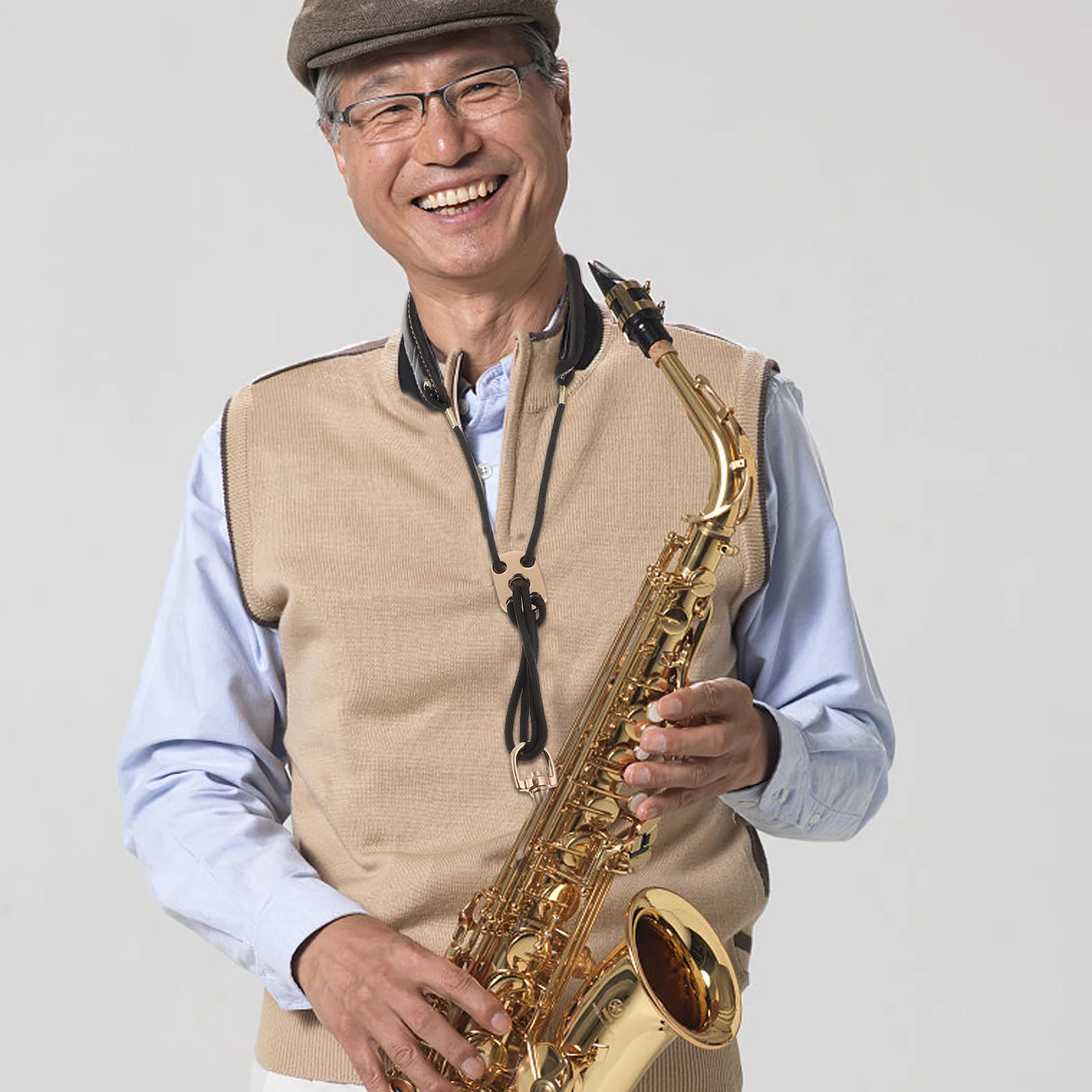 

2Pcs Saxophone Neck Straps High Quality Comfortable Saxophone Belt Reduces Neck Pressure Practical Sax Strap Sax Strap