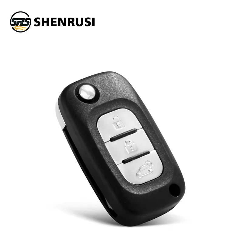 SHENRUSI 3/4 Bottoni Pieghevole Chiave Dell'automobile Della Copertura Della Cassa Fob per Mercedes Benz Smart Fortwo 453 Forfour 2015 2016 2017 Chiave