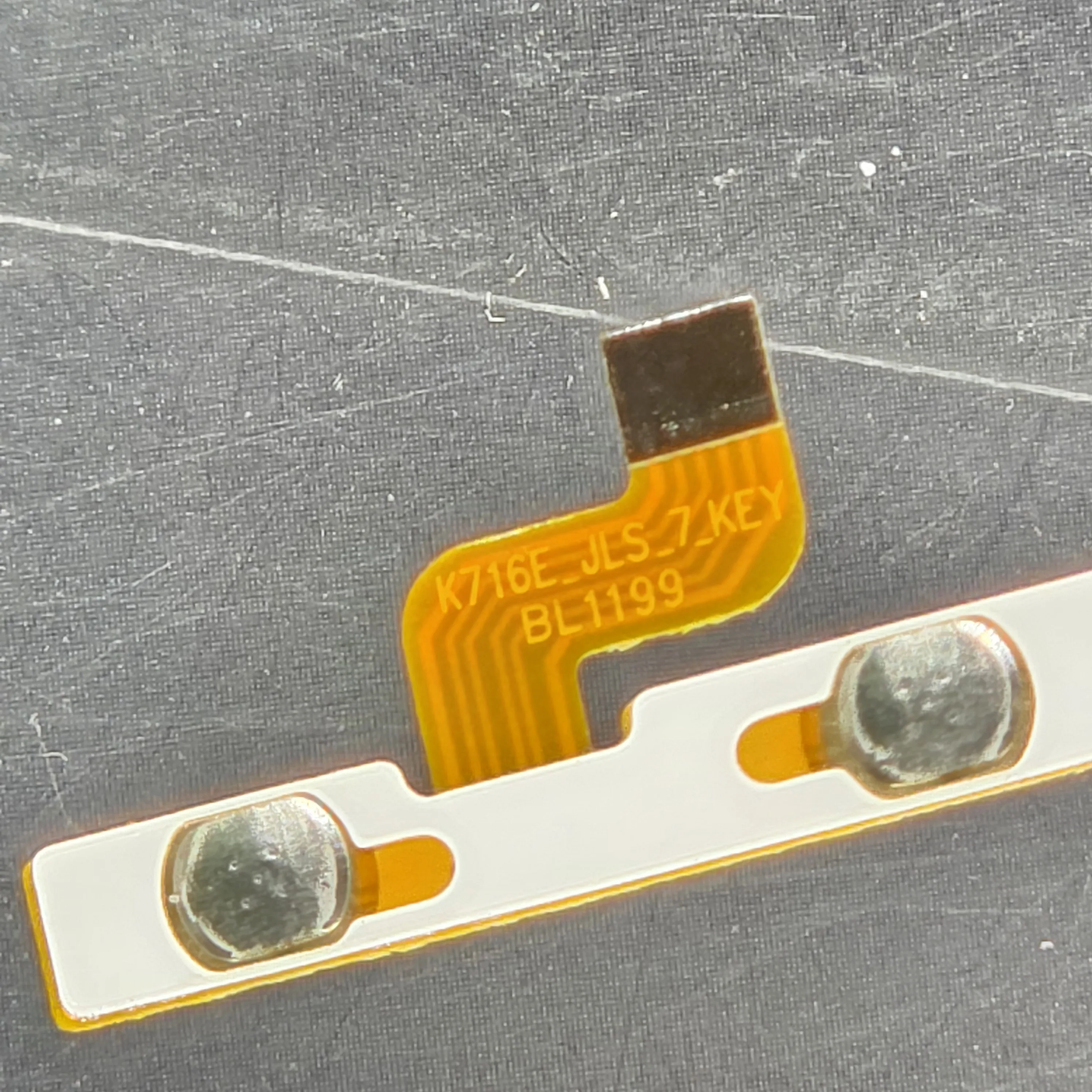 Tablet Spare Parts Switch on Off Power Volume Button Cable Flex For BL1199 K716E_JLS_7_KEY