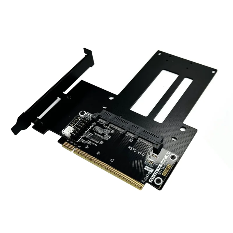 

L52A-512Gbps Pcie 5.0 X16 To 4C+ Riser Card 4C+ Expansion Testing Protection Adapter Card EDSFF Server GEN5 16X Extender