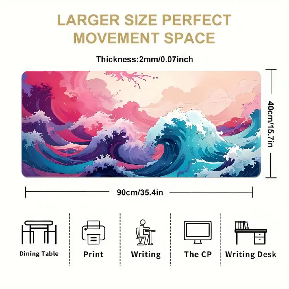 Mouse pad extra large thickening keyboard mat for boys and girls computer high-looking office desktop custom e-sports table