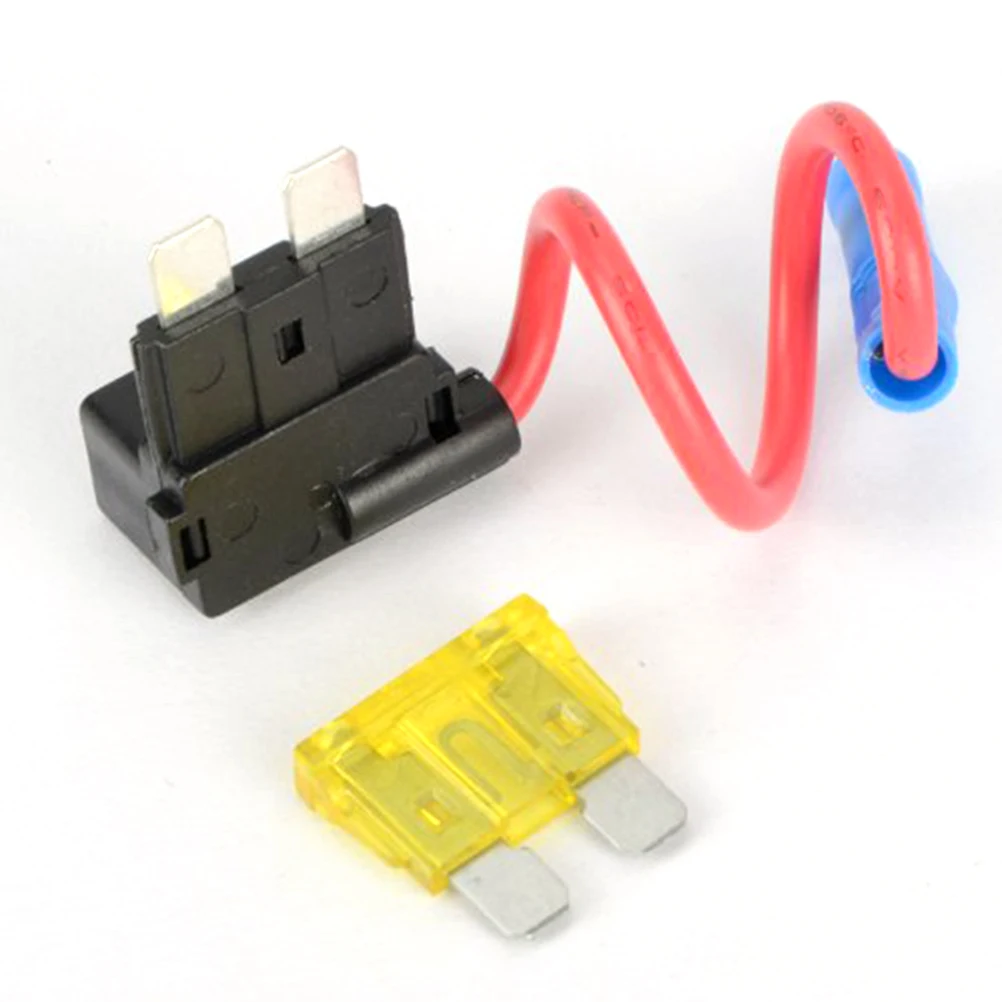 

12 V Fuse Socket Standard Adapter Tap Add Kit Circut for Vehicle Small Holder Auto Atc Medium