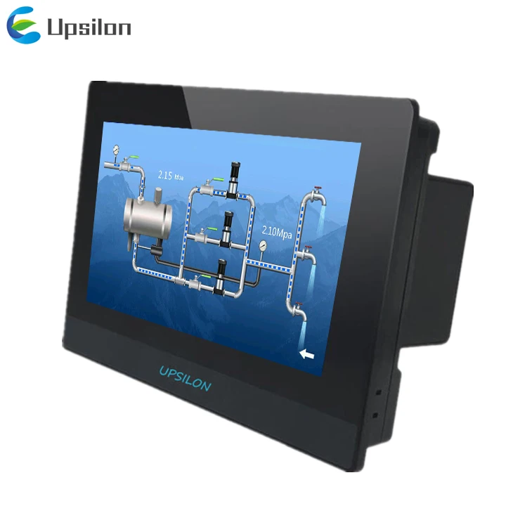 Upsilon F6070C 7inch 4-wire resistive rs485 industrial IoT hmi touch screen panel