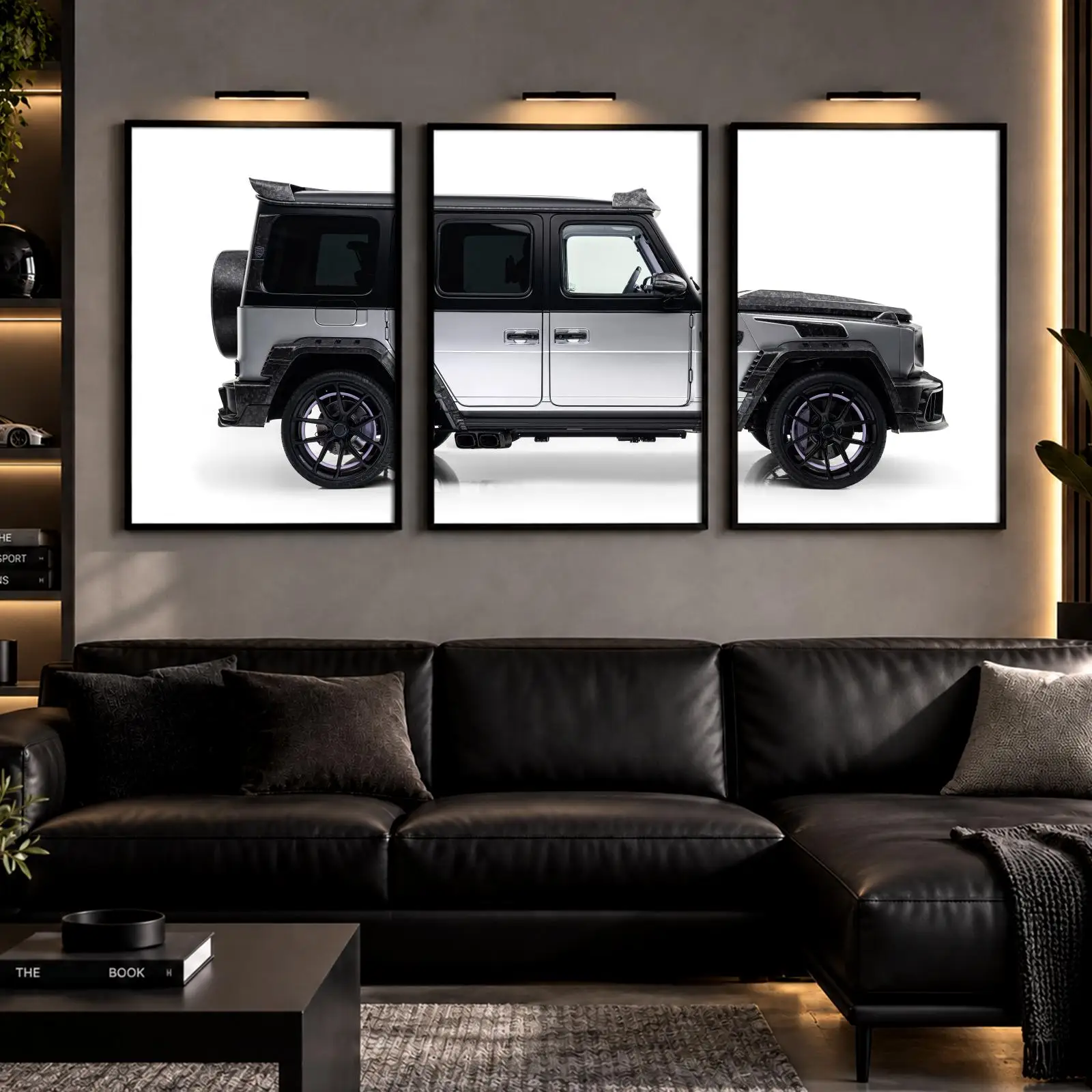 3pc G Class Restomod Painting Calligraphy Canvas Poster Set Wall Art Prints for Bedroom Living Room Home Decor Gift