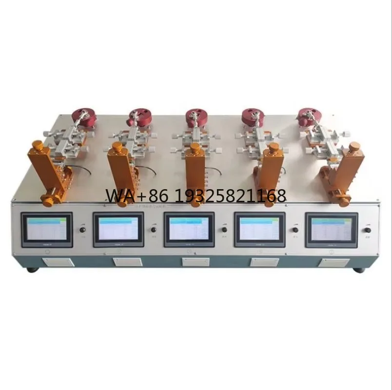 5 Work Station Plugging and Pulling Force Testing Machine,USB Durability Plug and Unplug test Machine