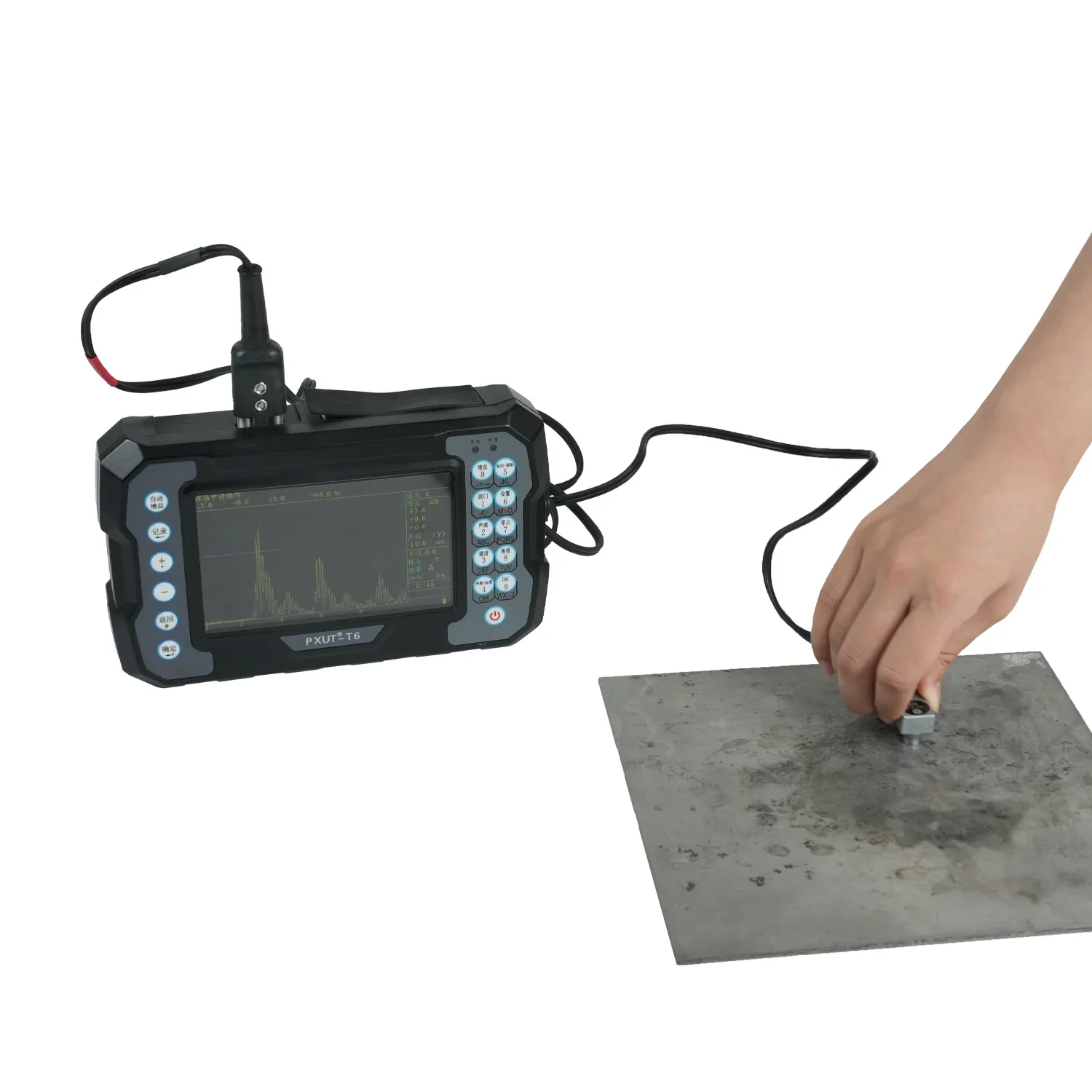 High frequency electronic ultrasonic flaw detector