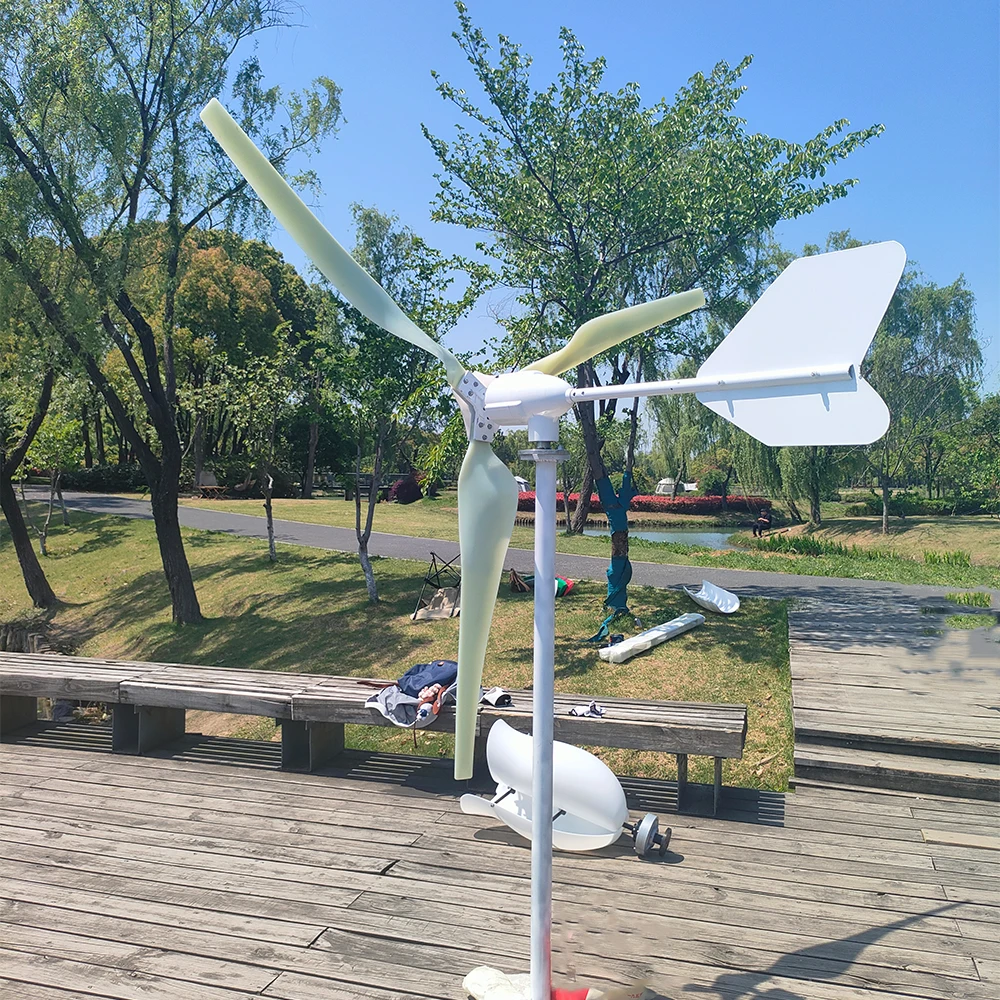 

Horizontal axis Wind Power Turbine 10KW Wind Energy Generator For Home Farm 10000W 12V 24V 48V Windmill With MPPT Controller