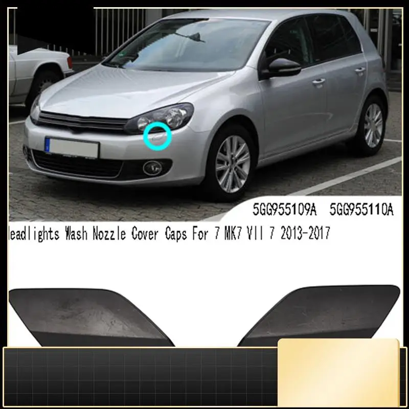

2X крышки насадок для мытья передних панелей для VW Golf 7 MK7 VII 7 2013-2017 5GG955109A 5GG955110A