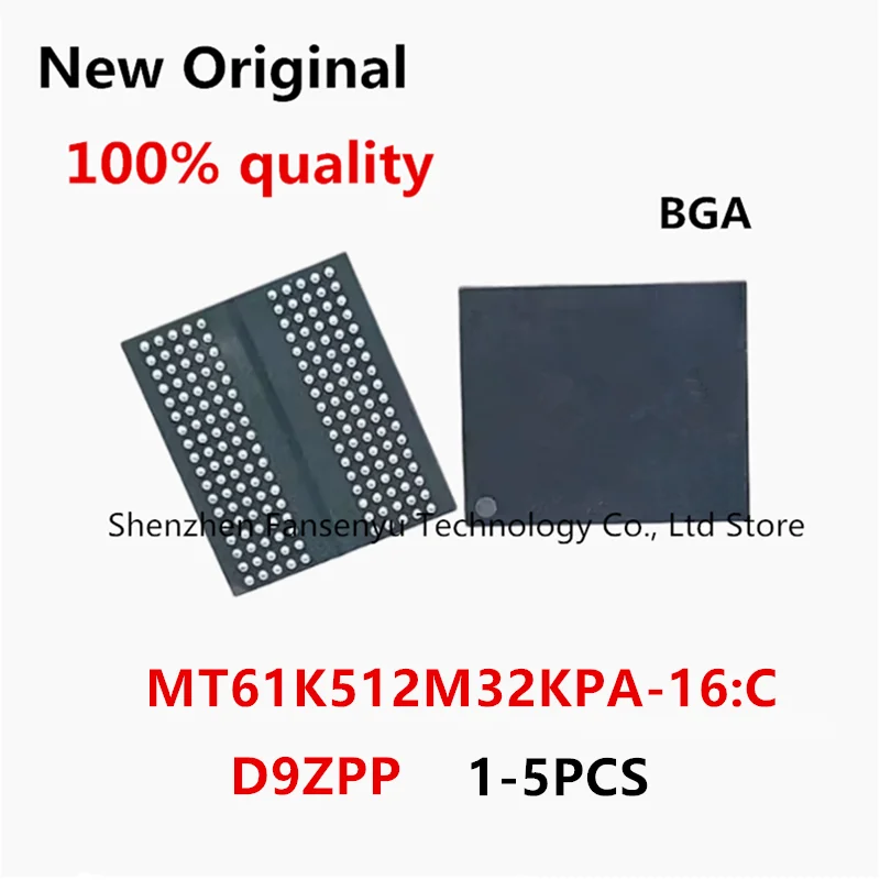 (1-5pcs)100% New D9ZPP MT61K512M32KPA-16:C GDDR6 16G 512MX32 BGA Chipset