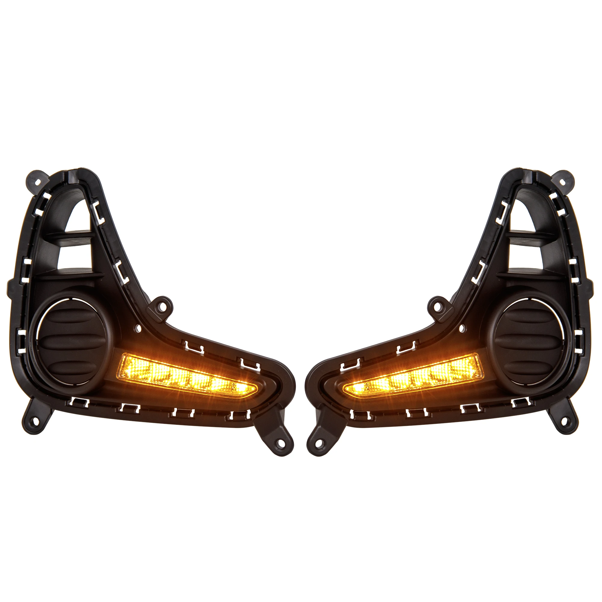 DRL for Hyundai I 10 Grand I10 2017 2018 2019 Car Daytime Running Light Front Fog Light Modified Running Yellow Turn Signal Lamp detail image 4