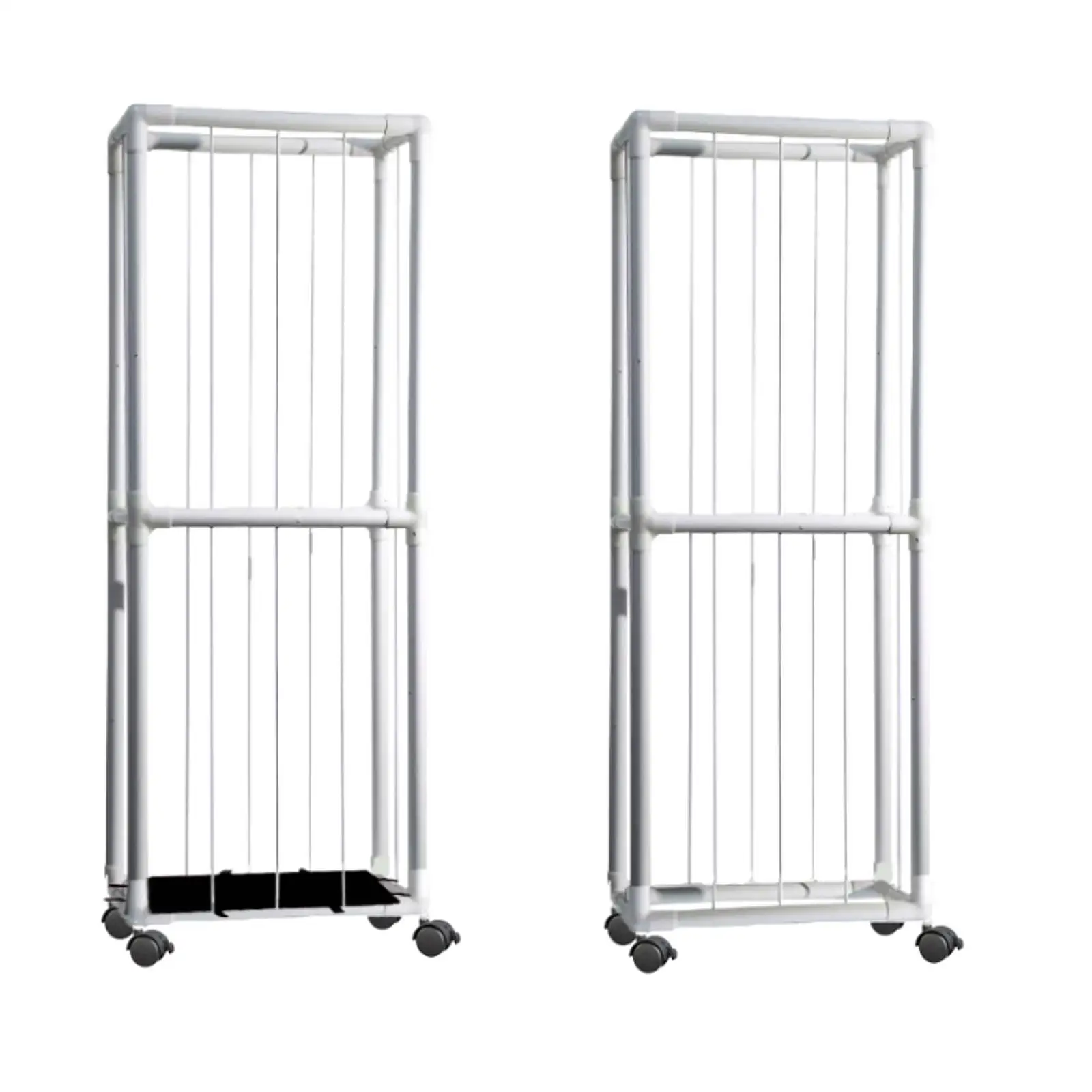 

Stuffed Animal Toy Organizer Plush Toy Holder with Wheel ,Storage Bins ,Toy