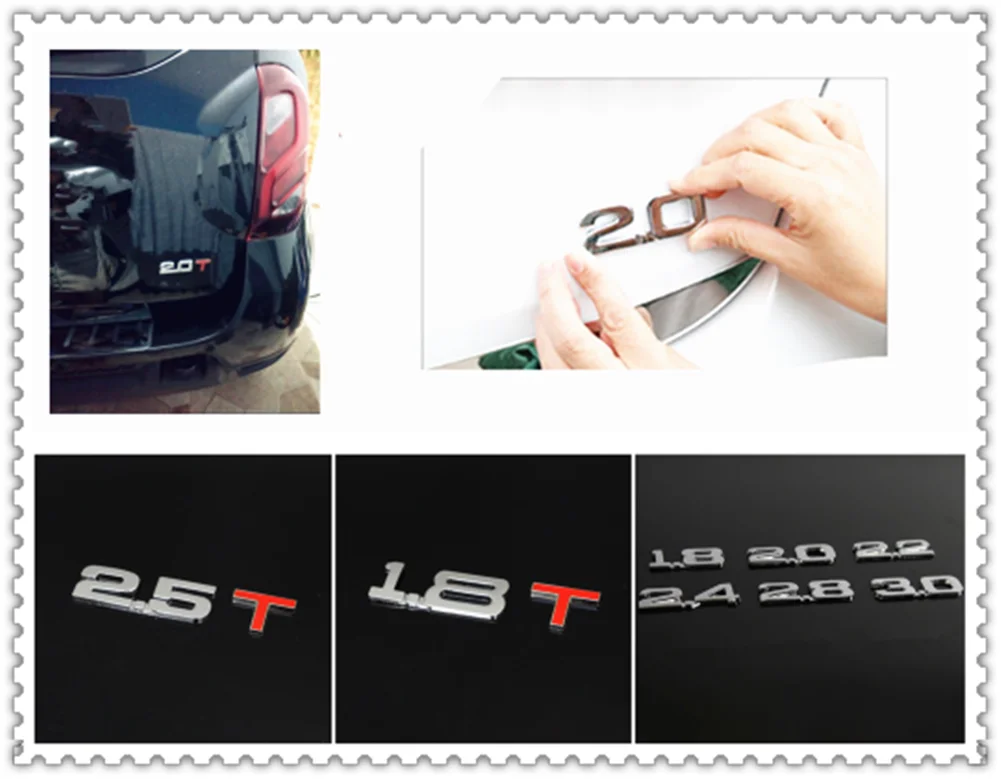 Car shape metal displacement digital modified tail auto logo for Renault Eolab Twizy Twin-Z Twin-Run Symbol