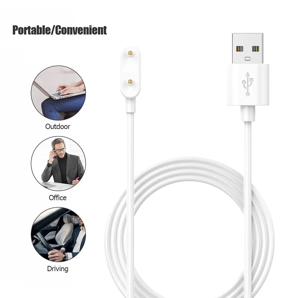 100cm / 3.28ft USB Charger Charging Cable for Huawei Band 9/8/7/6 Honor Band 6 Huawei Watch Fit / Fit 2 Charger