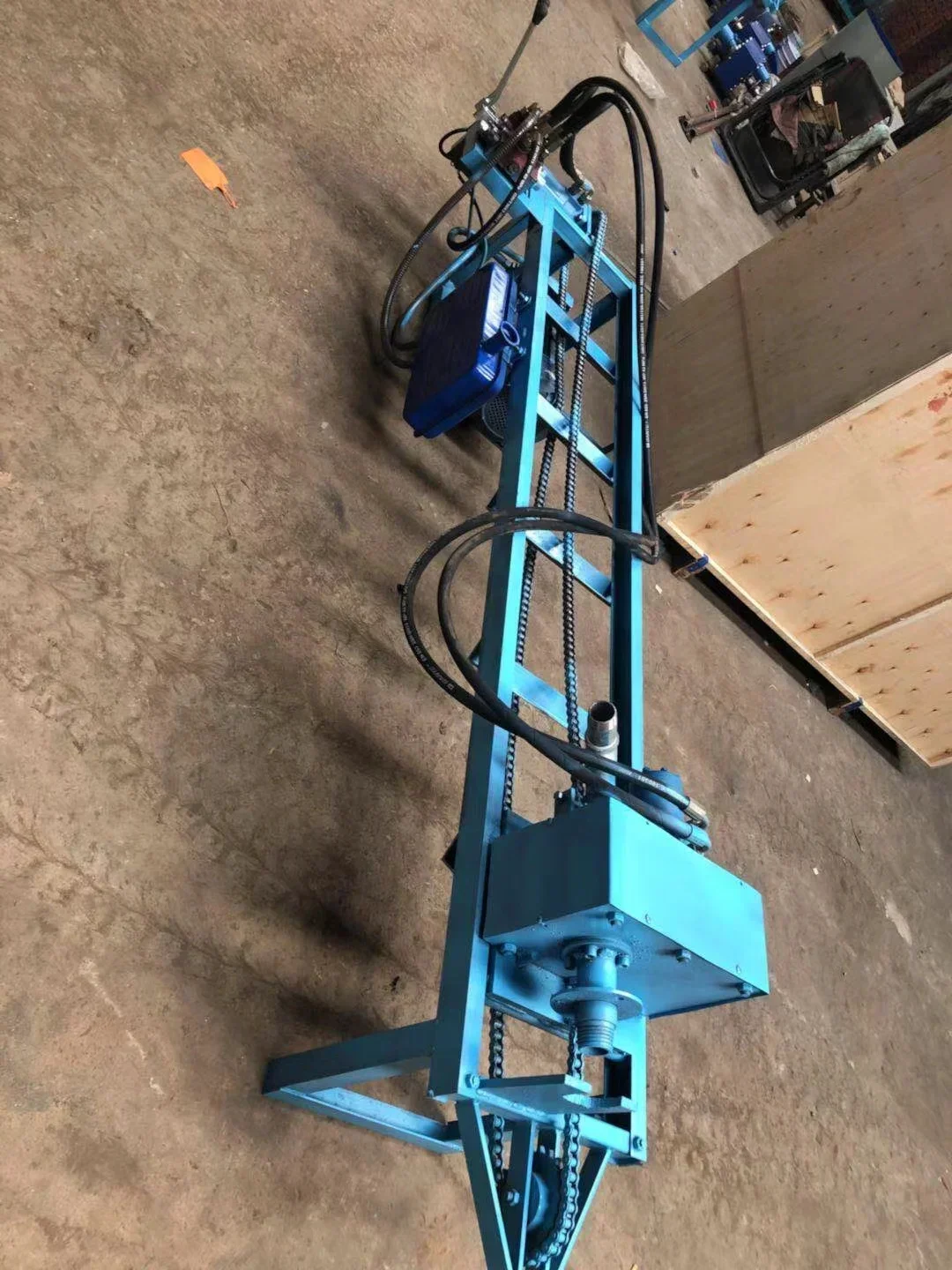 Fully Automatic Retractable Horizontal Electric Well Drill Machine Rhinestone Pipe Jackin Machine Perforated Horizontal Drilling