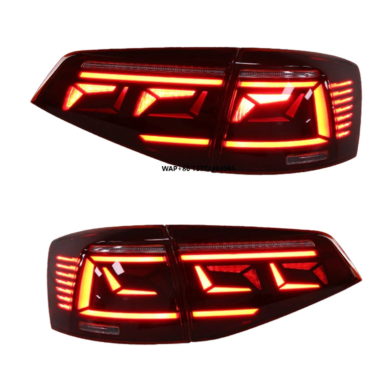 

2 Pieces LED Stop Lamp Turn For VW Jetta Lights Jetta Rear Lights VW Jetta 2015-2018 Tail Light Upgrade New Rear Lamp Taillights