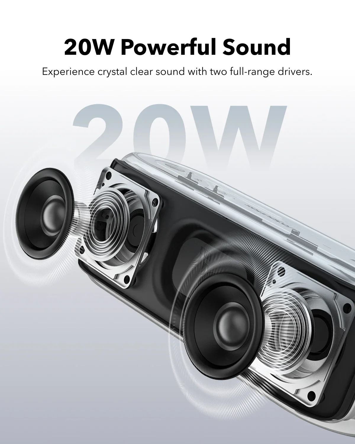 Soundcore Select 2S سمّاعات بلوتوث بواسطة Anker 16H مكبرات صوت بخاصية البلوتوث Aliexpress مكبر صوت بلوتوث مع صوت ستيريو 20 واط BassUp #2