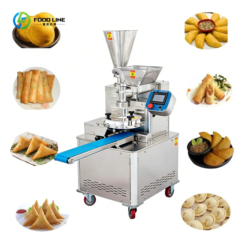Automatic Dumpling Samosa Maker 4800Pcs/H Stainless Steel Efficient Commercial Machine Vending Sale Support Custom