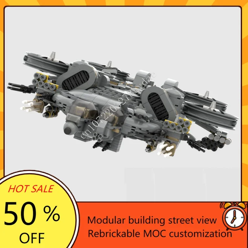 1665 pezzi drago nave d'assalto guerra spaziale militare MOC puzzle architettura assemblaggio fai da te regalo di compleanno di Natale per bambini dai età