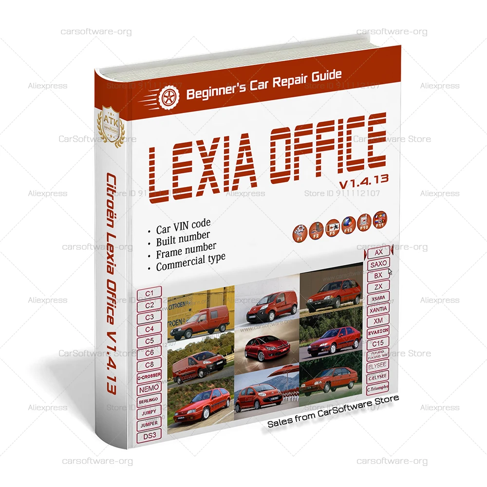 Lexi-a Office V1.4.13 software para diagnóstico de coches Citroë/n PP2000 V1.9.12 herramienta de reparación de diagnóstico diagrama de cableado eléctrico