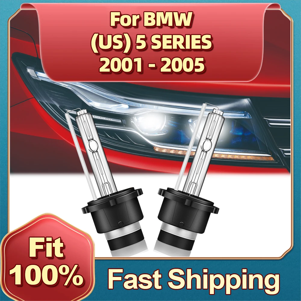 

2Pcs Car Light HID Xenon Light Bulbs Replace D2S Headlight 35W 6000K For BMW (US) 5 SERIES 2001 2002 2003 2004 2005