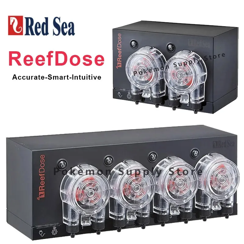 Wireless Dosing Pump with App Control for Aquarium, Red Sea Reefdose, Marine Coral Tank, 2 Head, 4 Head