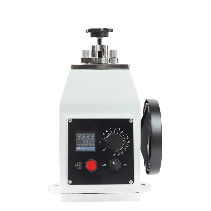 Instrument sample 22mm inlay machine HS-XQ2B hair thermosetting pressing automatic intelligent precision single head