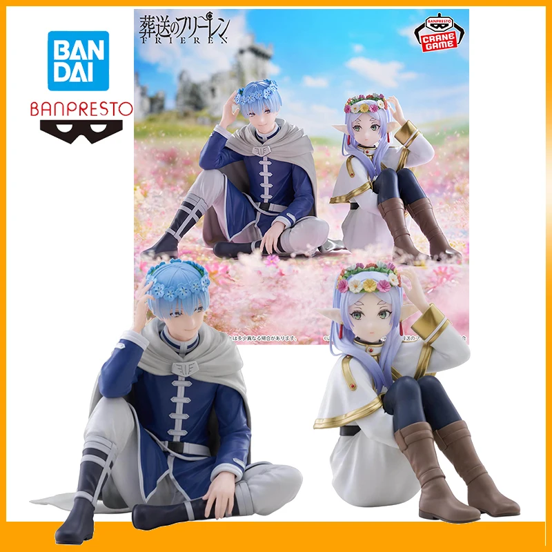 

Original Bandai Banpresto Frieren:beyond Journey S End Espresto Frieren Himmel Anime Action Figures Model Desktop Decoration