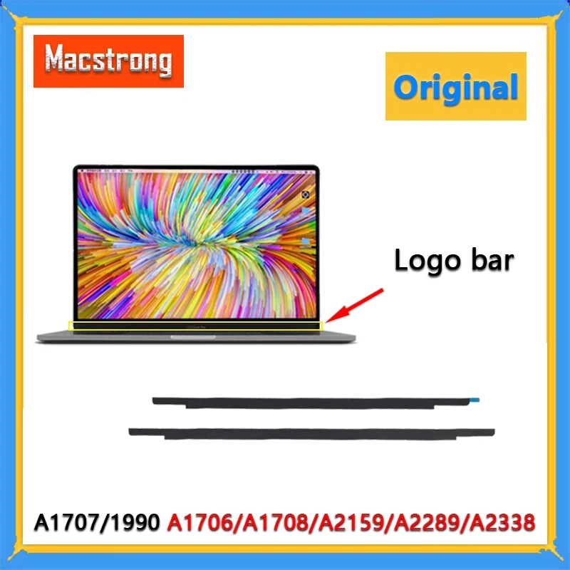 Oryginalny pasek Logo A1706 A1708 dla MacBook Pro Air A2681 A1707 A1990 A2289 A2338 A1932 osłona ekranu LCD przednia szyba Logo — zdjęcie 3