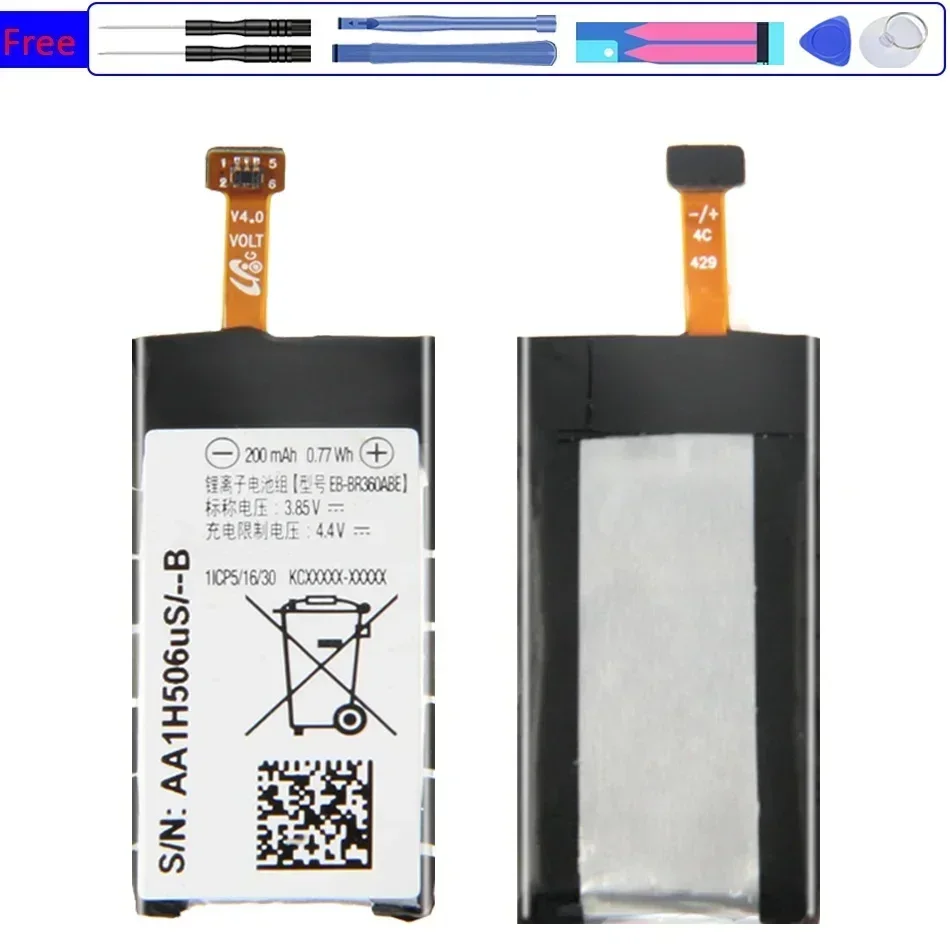 Watch Battery 200mAh EB-BR360ABE EB-BR365ABE For Samsung Gear Fit 2 Pro R360 Fitness SM-R365 R365