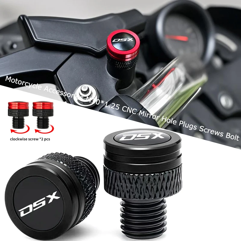 

For VOGE 525R 250RR 300RR 300AC 500AC 650DS 250 300 RR 500 AC 525 DSX M10*1.25 CNC Mirror Hole Plugs Screws Bolt Accessories