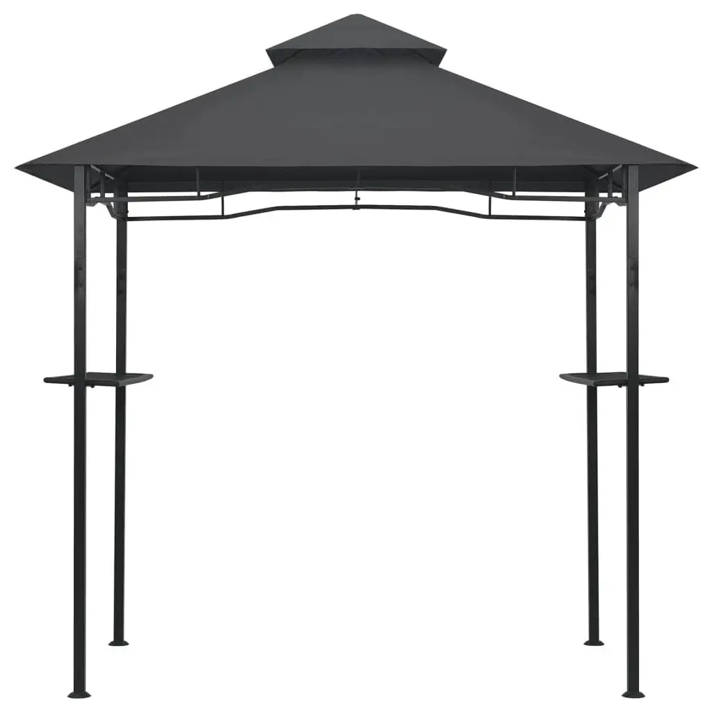 Bild 3: 7,9'x4,9'x8,4' Größe Anthrazitfarbene Stahl-BBQ-Pergola