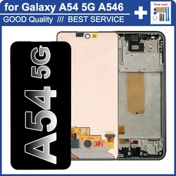 交換用SuperAMOLED LCDタッチスクリーン,Samsung Galaxy a54 5g A546b A546 A546b A546u,新品