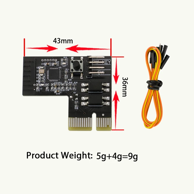 APP Controle Computer Power Reset Schakelaar PCIE Kaart 2.4G Wifi Smart APP Afstandsbediening PCB Voor Android Iphone