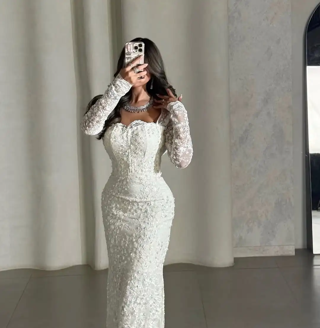 

New Design Off The Shoulder Sweetheart Illusion Beading Embroidery Backless Mermaid Evening Prom Formal Party Dress