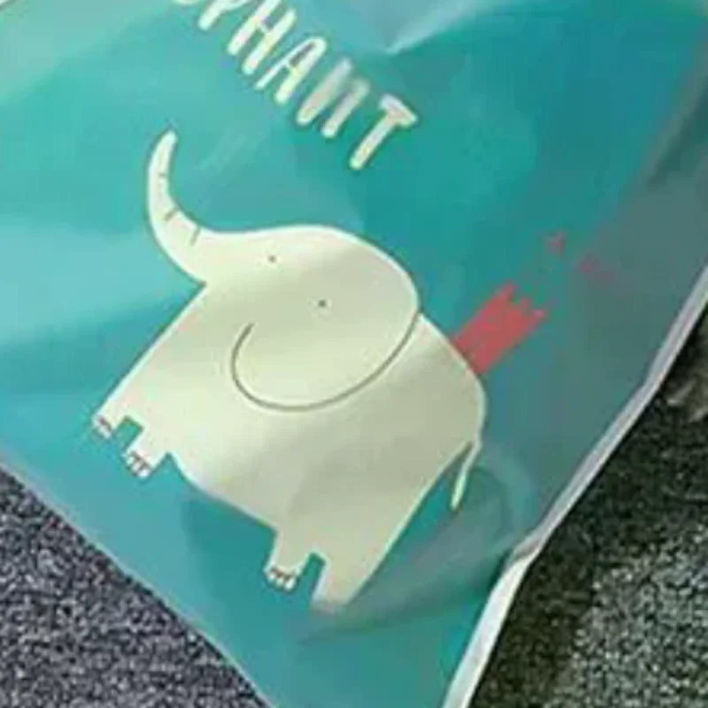 Double Layer Waterproof Drawstring Bag Cartoon Design Waterproof Material Laundry Pouch Drawstring Closure Portable Organizer