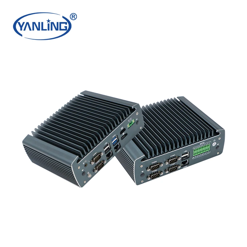 

Aluminum Casing Quad Core J6412 Mini PC HD MI DP 2.5G Lan Industrial PC