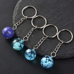 Transparent Ball Purple Cloud Eagle Resin Key Chains Pendant Dangle Keychains Bag Holder Keyring Jewelry Party Gift Key Ring