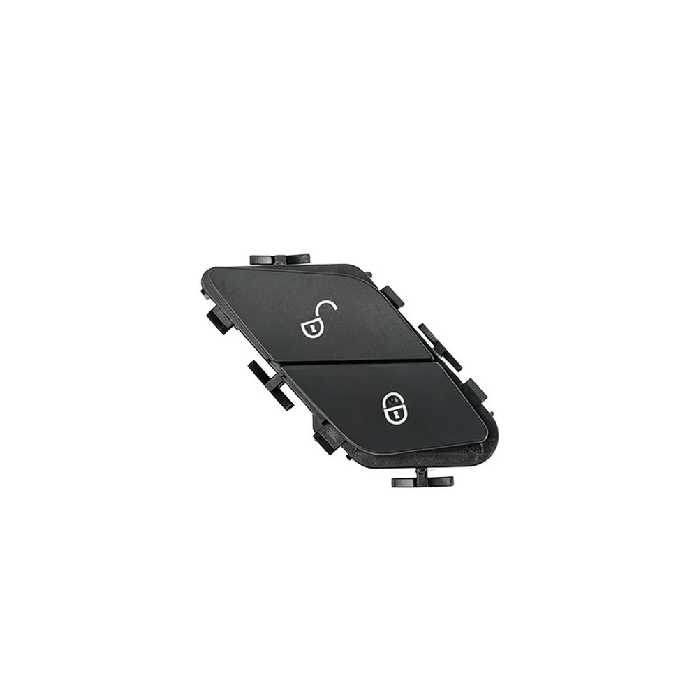For Vehicle Locking System Black Door Lock Switch High-grade PC Material Rubberized Coating Front Right Position