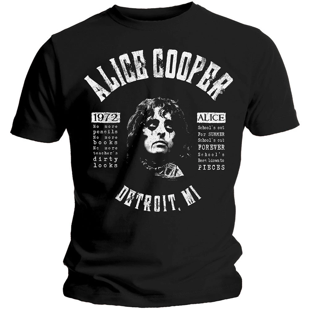 Snake Skin Alice Cooper Band T-Shirt Cotton Graphic Tee Men Women Summer Streetwear - view 5