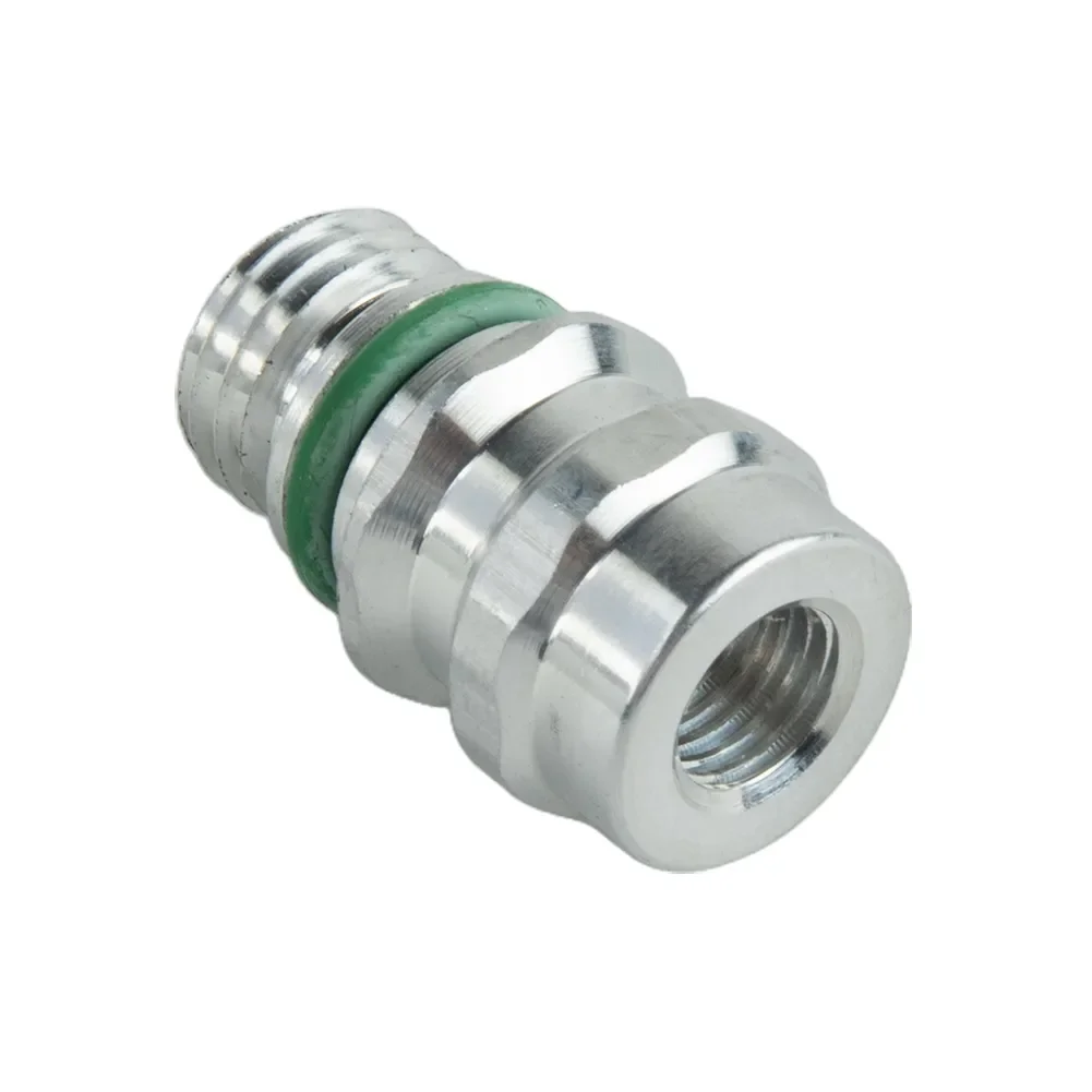 Nowy zawór serwisowy wysokiego Adapter portu R-134a bocznego z wymiennymi rdzeniami zaworów M12 X 1.5 gwint do chryslera do Ford
