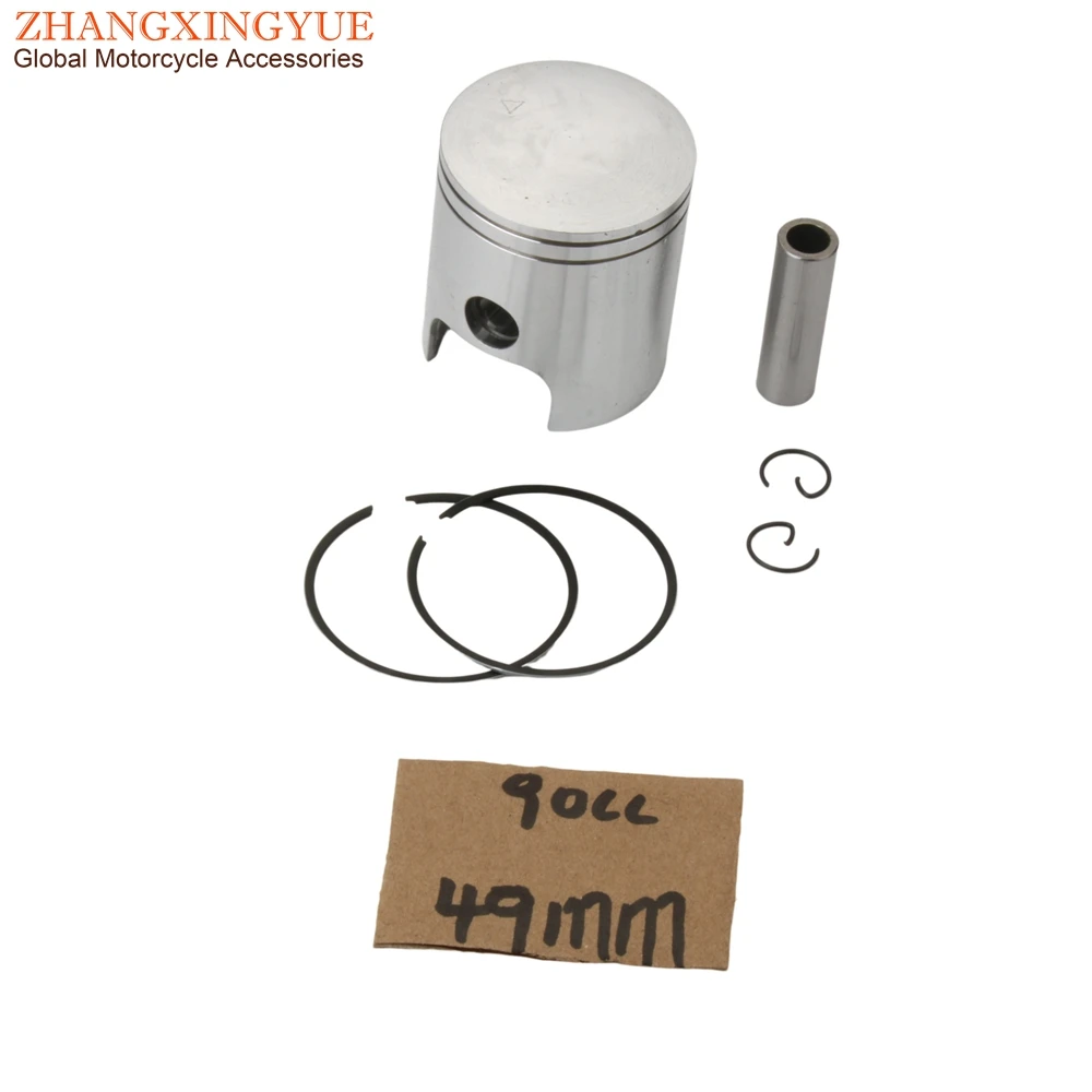 50cc 70cc 90cc 40.3mm 47mm 49mm Piston Kit For CH Racing WSM WXE 50 2003-2005 AM6 2-Stroke Minarelli Engine