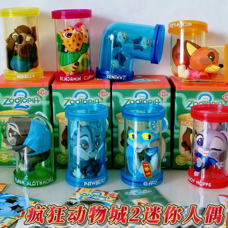 

Disney Zootopia 2, слепая коробка Cosbi, модные игрушки, мини-кукла, настольное украшение, чехол для компьютера, украшения, фигурки, загадочная коробка, подарок