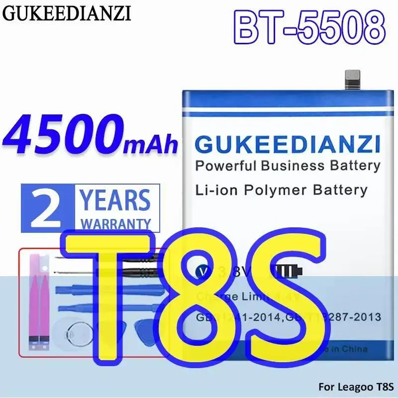 

Премиум-сменный аккумулятор для мобильного телефона BT-5508 большой емкости для Leagoo T8S 4500 мАч