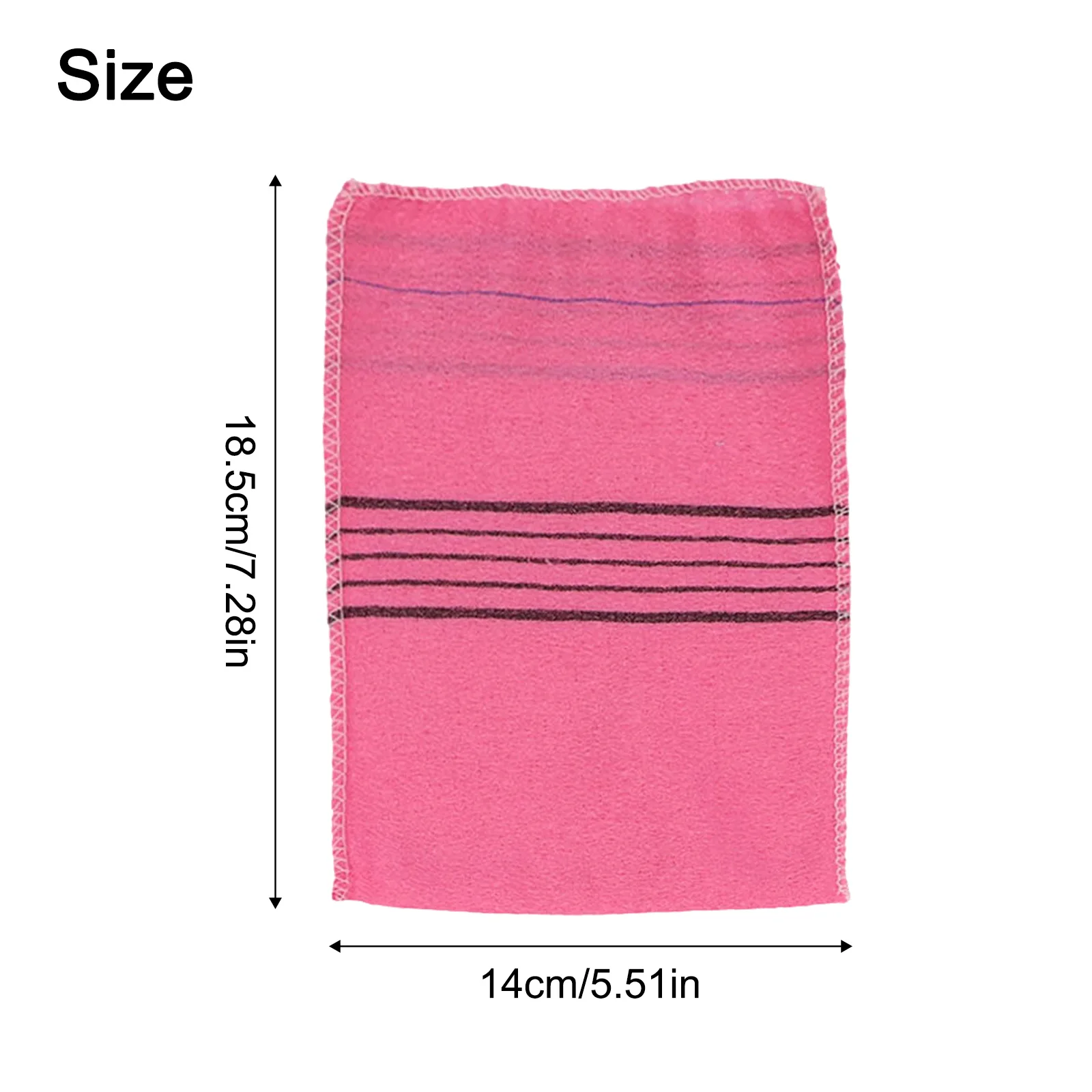 5pcs Exfoliating Bath Body Washcloth Shower Wash Cloths Dead Skin Clean Wash Towel Tool Blue Bathroom Serviette